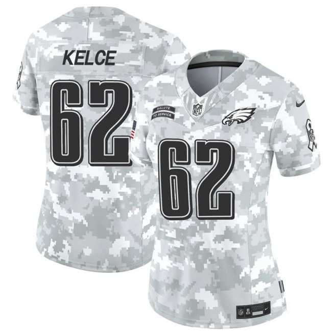Women's Philadelphia Eagles #62 Jason Kelce 2024 F.U.S.E Arctic Camo Salute To Service Limited Stitched Jersey Dzhi,We sell and wholesale Women's Philadelphia Eagles #62 Jason Kelce 2024 F.U.S.E Arctic Camo Salute To Service Limited Stitched Jersey Dzhi on line form chian!